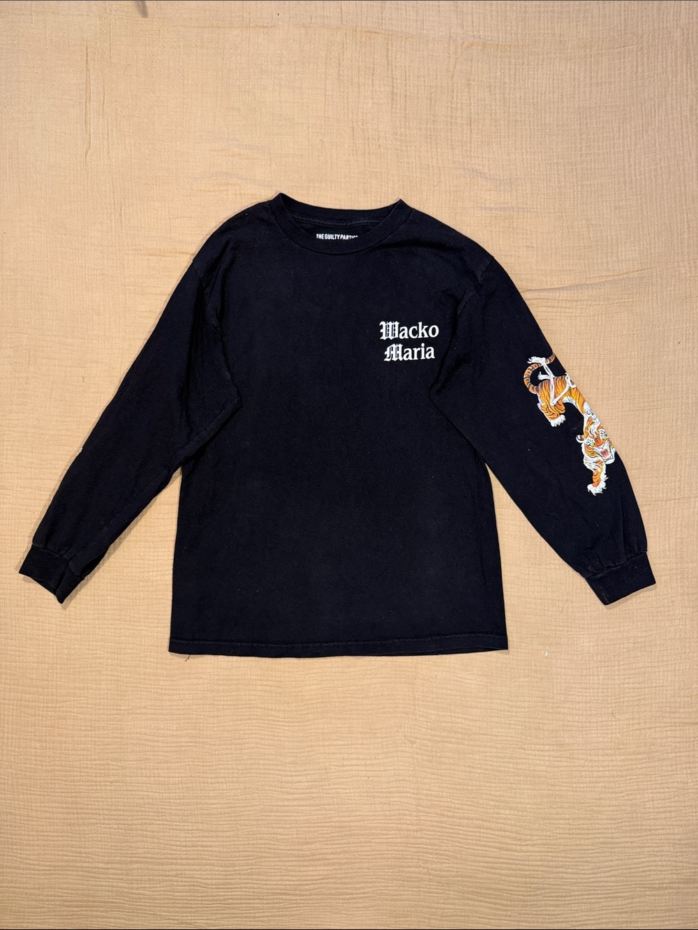 Wacko Maria x Tim Lehi Black Long Sleeve Crewneck Tee